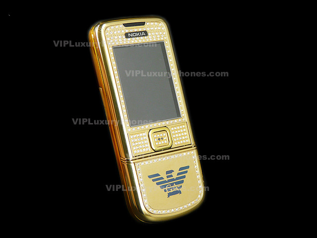 Nokia 8800 Armani Gold Designer Mobile 