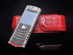 Vertu Signature Red Crocodile Leather