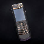 Vertu Signature Purple Crocodile Skin