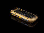 Vertu Ferrari Mini Gold Unlocked Black Leather