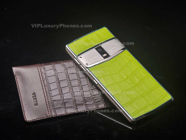 Vertu Constellation X Alligator Phone