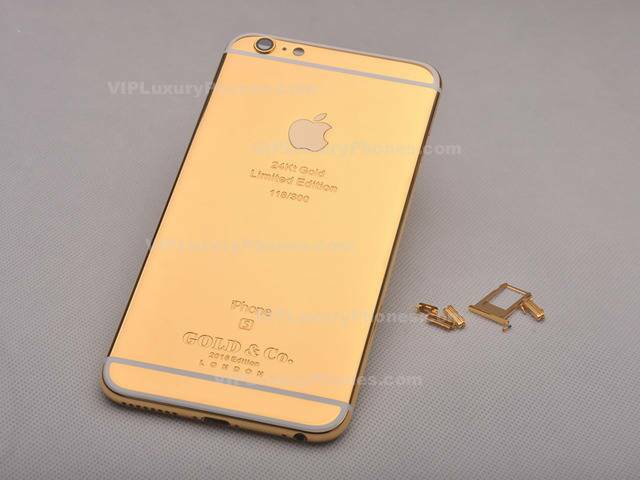 Iphone 6s Plus 24k Gold Plated Limited Edition Case