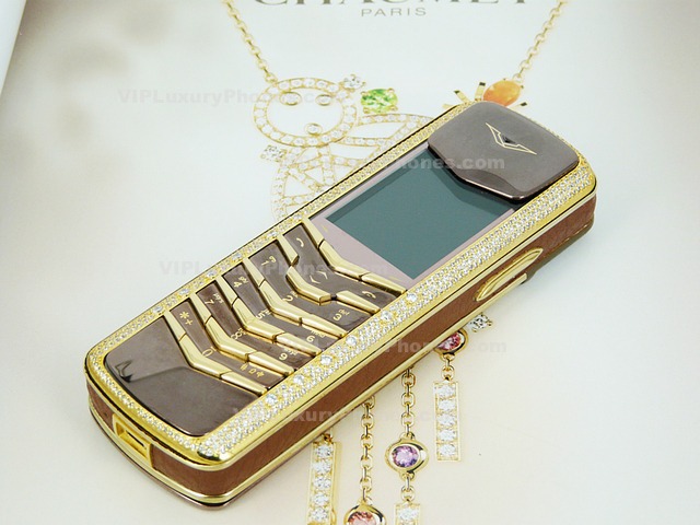 Vertu Diamonds Gold Replica | Vertu Phone For Sale